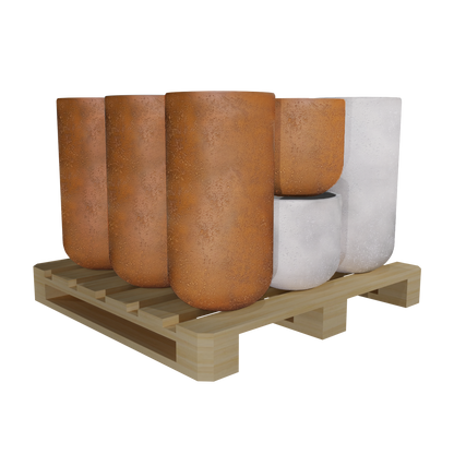 Tall + Short Rounded Bottom Planters Pallet